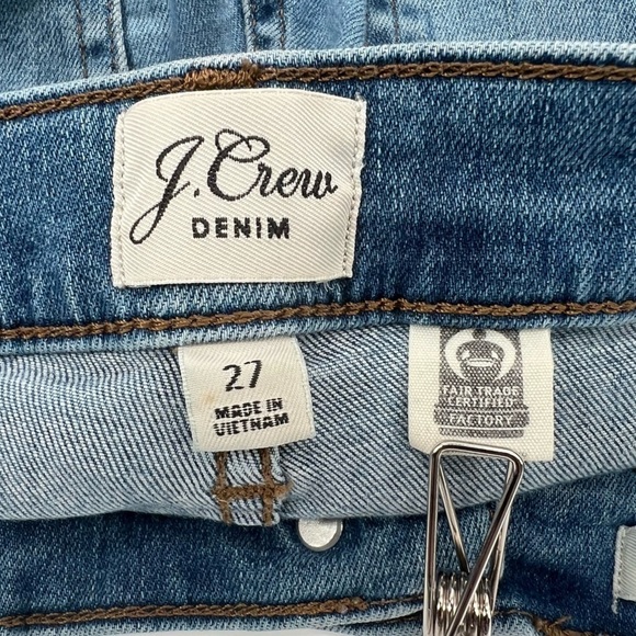 J. Crew 9” High Rise Toothpick Skinny Denim Jeans Size 27 Women’s - Picture 2 of 6
